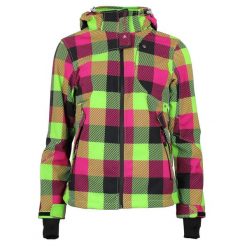 Kurtka softshell damska z nadrukiem Peak Mountain Aveny. Zielone kurtki sportowe damskie Peak Mountain, m, bez wzorów, z elastanu, bez ramiączek, bez kaptura, narciarskie. Za 306.50 zł.