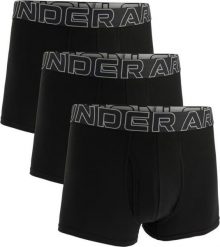 Under Armour Bokserki męskie UNDER ARMOUR Czarne - 3 PAK Performance S. Czarne bokserki męskie Under Armour, bez wzorów. Za 119.95 zł.