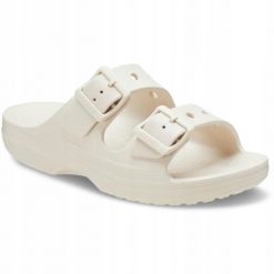 Klapki Dla Dorosłych Crocs Saturday. Brązowe klapki męskie Crocs, bez wzorów, z materiału, bez zapięcia. Za 225.80 zł.