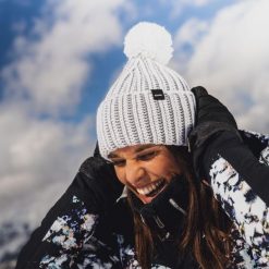 Czapka Eisbar Ronda Pompon MÜ. Białe czapki męskie Eisbar, bez wzorów, z wełny. Za 249.90 zł.