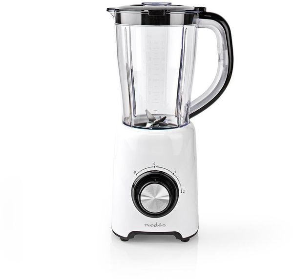 Blender kielichowy Nedis KABL300CWT 800W 1.5L Czarno-biały. Białe blendery Nedis. Za 165.46 zł.