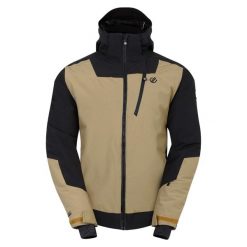 Męska Kurtka Narciarska Halfpipe II. Czarne kurtki sportowe męskie Dare 2B, na zimę, m, bez wzorów, bez kaptura, narciarskie. Za 339.99 zł.