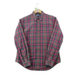 Second life - Klasyczna koszula męska w kratę - Stan bardzo dobry. Czerwone koszule męskie Ralph Lauren, l, bez wzorów, eleganckie, bez kołnierzyka, bez ramiączek. Za 212.96 zł.