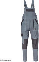 CERVA MAX NEO - ogrodniczki - antracyt 46. Spodnie sportowe męskie CERVA, m, bez wzorów, narciarskie. Za 69.40 zł.