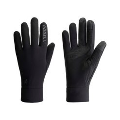 Zimowe rękawiczki sportowe męskie Rogelli Essential Thermal z membraną. Czarne buty sportowe męskie Rogelli, na zimę, bez wzorów, ze skóry. Za 113.00 zł.