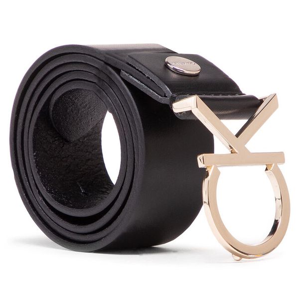 Pasek Damski Calvin Klein. Czarne paski damskie Calvin Klein, bez wzorów. Za 159.99 zł.