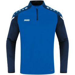 Bluza dresowa zapinana na zamek błyskawiczny Jako Performance. Niebieskie bluzy męskie Jako, l, bez wzorów, z dresówki, bez ramiączek, bez kaptura. Za 267.00 zł.