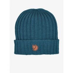 Czapka zimowa Fjallraven Byron Hat - deep sea. Zielone czapki damskie Fjällräven, na zimę, bez wzorów, sportowe. Za 214.99 zł.