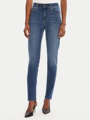Liu Jo Jeansy UXX037 D4186 Granatowy Slim Fit. Niebieskie jeansy damskie Liu Jo, bez wzorów, z bawełny. Za 309.99 zł.