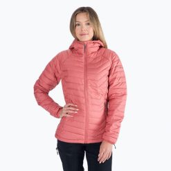 Kurtka puchowa damska Columbia Powder Lite Hooded. Czerwone kurtki sportowe damskie Columbia, s, bez wzorów, z puchu, bez ramiączek, bez kaptura, trekkingowe. Za 404.70 zł.