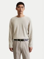Marc O'Polo Sweter 526 5023 60080 Beżowy Regular Fit. Brązowe swetry męskie Marc O'Polo, m, bez wzorów, z bawełny, bez kołnierzyka, bez ramiączek. Za 369.99 zł.
