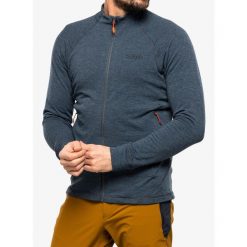 Bluza bez kaptura męska Rab Nexus Jacket. Niebieskie bluzy męskie RAB, m, bez wzorów, bez ramiączek, bez kaptura. Za 277.99 zł.