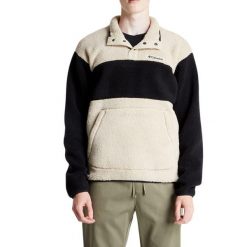 Bluza turystyczna męska Columbia Rugged Ride Sherpa Half polar. Czarne bluzy sportowe męskie Columbia, m, bez wzorów, z polaru, bez kaptura, trekkingowe. Za 194.70 zł.