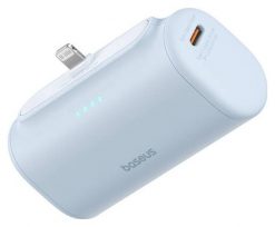 Baseus Compact IP 5000mAh 20W niebieski. Niebieskie powerbanki . Za 81.41 zł.