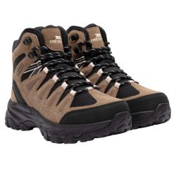 Damskie Zamszowe Buty Do Chodzenia Amelie. Brązowe obuwie trekkingowe damskie Trespass, z gumy, bez zapięcia. Za 378.99 zł.