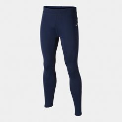 Legginsy do biegania dla dorosłych Joma Elite IX długie. Niebieskie legginsy damskie Joma, bez wzorów, z elastanu. Za 254.35 zł.