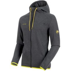 Mammut kurtka męska Logo Ml Hooded Szary M. Szare kurtki sportowe męskie Mammut, m, bez wzorów, z polaru, z kapturem. W wyprzedaży za 330.00 zł.