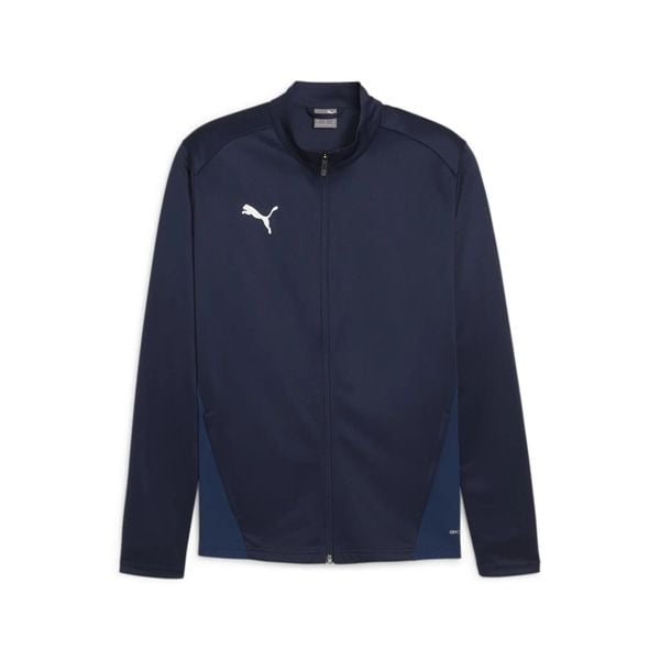 Kurtka z dresu Puma TeamGoal. Niebieskie kurtki męskie Puma, xs, bez wzorów, z dresówki, bez kaptura. Za 251.00 zł.