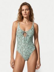 Roxy Strój kąpielowy Wildside Paisley ERJX103810 Zielony. Zielone stroje kąpielowe damskie Roxy, s, bez wzorów, z syntetyku. Za 339.99 zł.