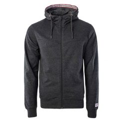 Bluza męska z kapturem Hi-Tec Sabarin - ciemnoszara, Rozmiar L. Szare bluzy męskie Hi-tec, l, bez wzorów, z bawełny, z kapturem. Za 114.99 zł.