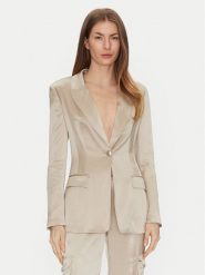 Marciano Guess Marynarka 5RGN01 7248A Brązowy Regular Fit. Brązowe marynarki i żakiety damskie Marciano Guess, z aplikacjami, z wiskozy, bez kołnierzyka, bez ramiączek. Za 769.99 zł.