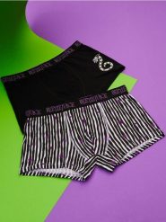 Bokserki 2 pack Beetlejuice - wielobarwny. Bokserki męskie Sinsay, bez wzorów. Za 29.99 zł.