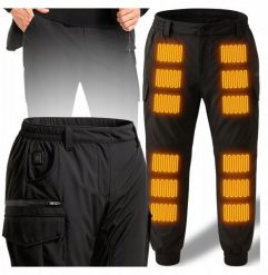 SPODNIE GRZEWCZE PODGRZEWANE POWERBANK KANZA. Spodnie sportowe męskie Hitbaits, m, bez wzorów. Za 199.89 zł.