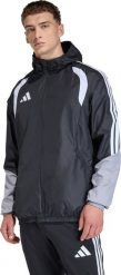 Kurtka męska Adidas Kurtka męska adidas Tiro 26 Competition All Weather czarna JX4247 M. Czarne kurtki męskie Adidas, m, bez wzorów, bez kaptura. Za 312.75 zł.