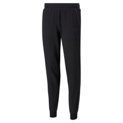 Spodnie Dresowe Sportowe Męskie Puma Modern Basics Tr Cl. Czarne spodnie sportowe męskie Puma, m, bez wzorów, z dresówki. Za 312.00 zł.