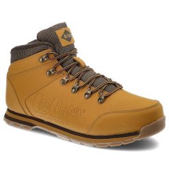 Beżowe Botki Lee Cooper Męskie Buty Zimowe. Brązowe botki męskie Lee Cooper, na zimę, bez wzorów, z nubiku, bez obcasa, bez zapięcia. Za 249.00 zł.