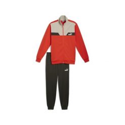 Męski dres POWER PUMA Redmazing Red. Czerwone komplety dresowe męskie Puma, l, bez wzorów, z dresówki. W wyprzedaży za 231.40 zł.