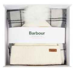 Zestaw Szalik i Czapka Barbour. Czapki damskie Barbour, bez wzorów. Za 339.99 zł.