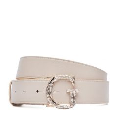 Pasek Damski Guess. Brązowe paski damskie Guess, z aplikacjami. Za 284.99 zł.