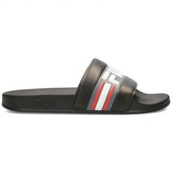 Klapki męskie Fila Oceano Slipper. Buty zimowe męskie Fila, bez wzorów, z materiału, bez obcasa, bez zapięcia. Za 266.00 zł.