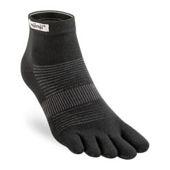 Skarpetki Injinji Lightweight Mini-Crew. Niebieskie skarpetki damskie Injinji, bez wzorów, ze skóry. Za 132.00 zł.
