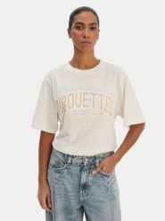 BOSS T-Shirt C_Eregular_1 50556993 Beżowy Relaxed Fit. Brązowe t-shirty damskie Boss, xs, bez wzorów, z bawełny, bez kołnierzyka, bez ramiączek. Za 319.99 zł.