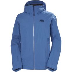 Kurtka przeciwdeszczowa damska Helly Hansen Verglas 3L. Kurtki sportowe damskie Helly Hansen, l, bez wzorów, bez ramiączek, bez kaptura, trekkingowe. Za 569.99 zł.