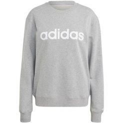 Bluza damska adidas Essentials Linear French Terry. Białe bluzy damskie Adidas, xs, bez wzorów, sportowe, bez ramiączek, bez kaptura. Za 199.00 zł.