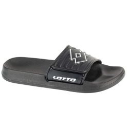 Klapki na basen unisex, Flyde. Białe klapki damskie Lotto, bez wzorów, bez zapięcia, do pływania. Za 59.99 zł.