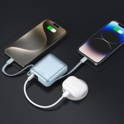 Powerbank Swissten Swissten SPACE Power Bank Universal External Battery USB-C / Lightning / 10000 mAh Blue. Niebieskie powerbanki SWISSTEN. Za 118.58 zł.