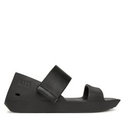 Klapki United Nude. Czarne klapki damskie United Nude, bez wzorów, bez obcasa, bez zapięcia. Za 389.99 zł.