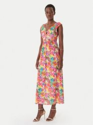 Morgan Sukienka letnia 261-RIO Kolorowy Regular Fit. Sukienki damskie Morgan, na lato, bez wzorów, z syntetyku, bez kołnierzyka, bez ramiączek. Za 369.99 zł.