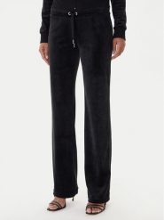 Juicy Couture Spodnie dresowe Christine JCWBJ225311 Czarny Flared Leg. Czarne spodnie dresowe damskie Juicy Couture, bez wzorów, z dresówki. Za 399.99 zł.