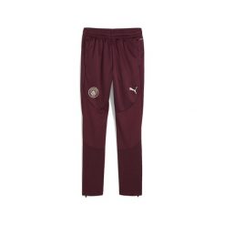 Młodzieżowe spodnie treningowe Manchester City PUMA Dark Jasper Red. Czerwona spodnie dresowe damskie Puma, m, bez wzorów, z dresówki, do piłki nożnej. W wyprzedaży za 149.00 zł.