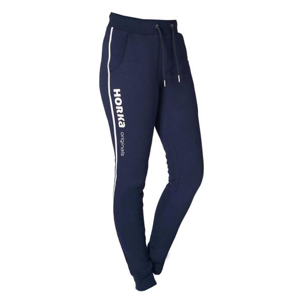 Damskie spodnie dresowe Horka Originals. Niebieskie spodnie dresowe damskie Horka, bez wzorów, z dresówki, sportowe, do biegania. Za 212.50 zł.