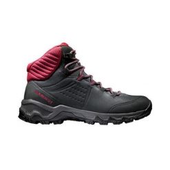 Damskie buty trekkingowe Mammut NOVA IV MID GTX nubuck terracare GORE-TEX Vibram. Czarne obuwie trekkingowe damskie Mammut, z gore-texu, bez zapięcia. Za 893.70 zł.