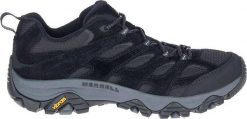 Buty trekkingowe męskie Merrell Moab 3 Vent czarne r. 45. Czarne trekkingi męskie Merrell, bez zapięcia. Za 417.90 zł.
