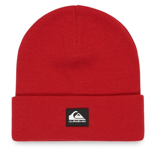 Czapka Quiksilver. Czerwone czapki męskie Quiksilver, na zimę, bez wzorów. Za 59.99 zł.