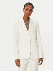 Weekend Max Mara Marynarka Uva 2515041041 Écru Slim Fit. Marynarki i żakiety damskie Weekend Max Mara, bez wzorów, z syntetyku, bez kołnierzyka, bez ramiączek. Za 909.99 zł.