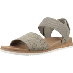 Sandały SKECHERS DESERT KISS LOW TOP LOOK Zielony. Zielone sandały damskie Skechers, bez wzorów, z materiału, bez obcasa, bez zapięcia. Za 290.00 zł.